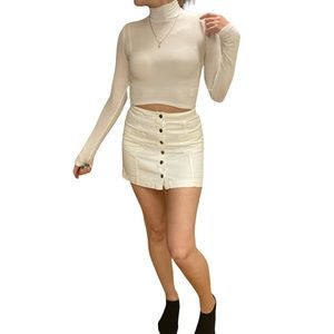 SMALL BUTTON UP SKIRT